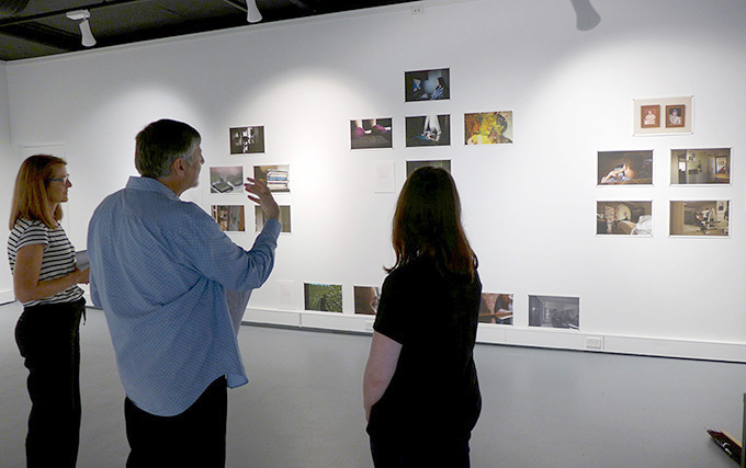 Doug in an assessment @ the Queensland College of Art PHOTO: Earle Bridger 