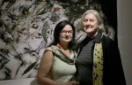 Renata Buziak and Victoria at the opening of Buziak’s ‘Medicinal Plant&nbsp;Cycles’