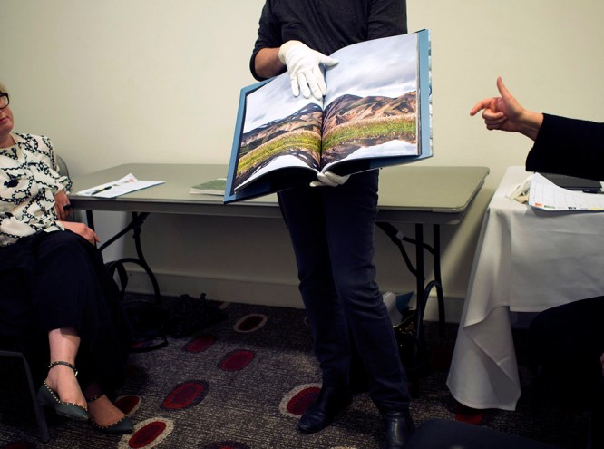 In a photobook judging...