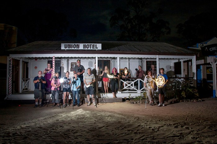 A group of Nocturne photographers