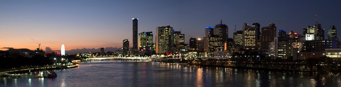 Brisbane City skyline