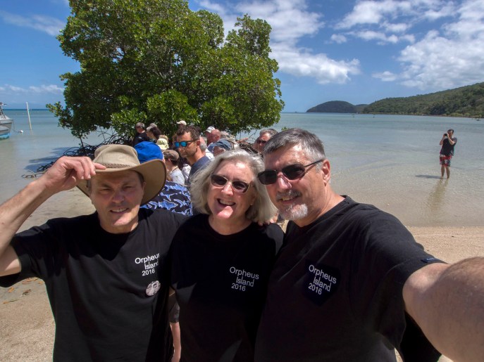 The lecturing team – D+V and Les