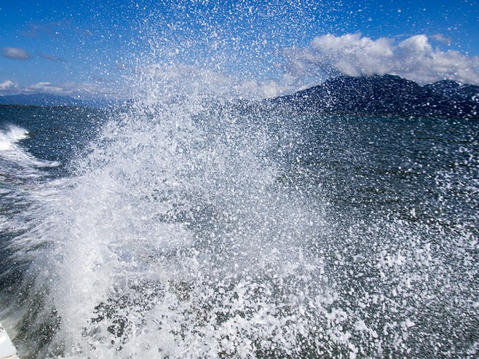 A 'millpond crossing' they said...!