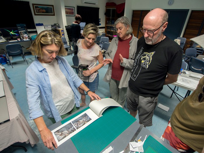 'I made a photobook!!!' Sarah show her bookwork