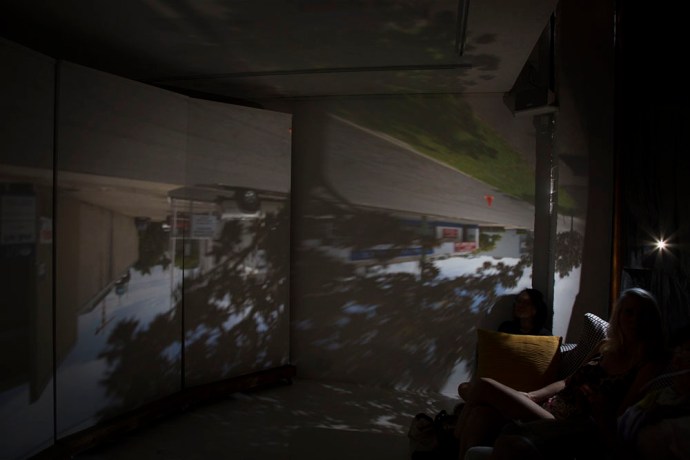 Inside the Maud Gallery Camera Obscura