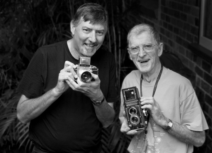 With David Tickell on the day of his gift to me in 2013