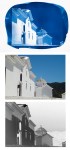 A cyanotype from an inkjet negative of a Skopelos church. PHOTO: Steph&nbsp;Bolt