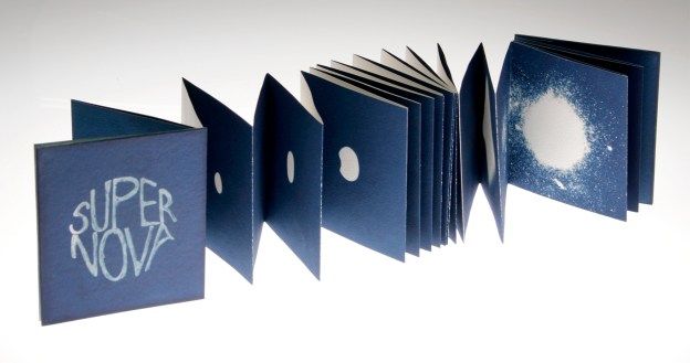 Super Nova a cyanotype by Victoria Cooper