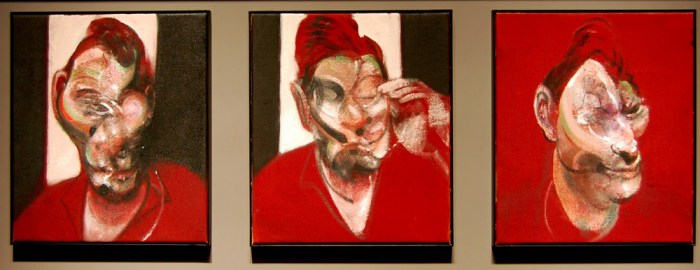 Francis Bacon: Three studies for a portrait of Lucian Freud 1969