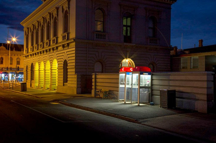 Castlemaine Post Office – Telstra telephones... who uses them now...?