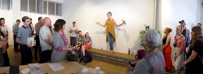 Libby Jefferies talking about the Award