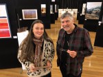 Beata Batorowicz + Doug judging the Somerset Art Award 2019   Photo: Victoria&nbsp;Cooper