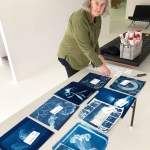 Victoria Cooper unpacking the&nbsp;flags
