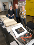 The State Library of Victoria team – Madeleine Say, Des Cowley & Anna&nbsp;Welch