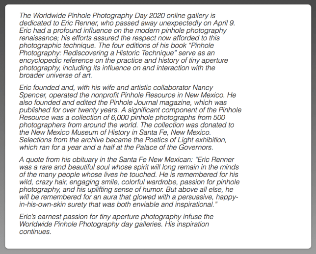 WPPD 2020 Eric Renner Dedication