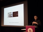 Lyn Ashby presenting Siganto Foundation Artists’ Book Lecture March&nbsp;2017