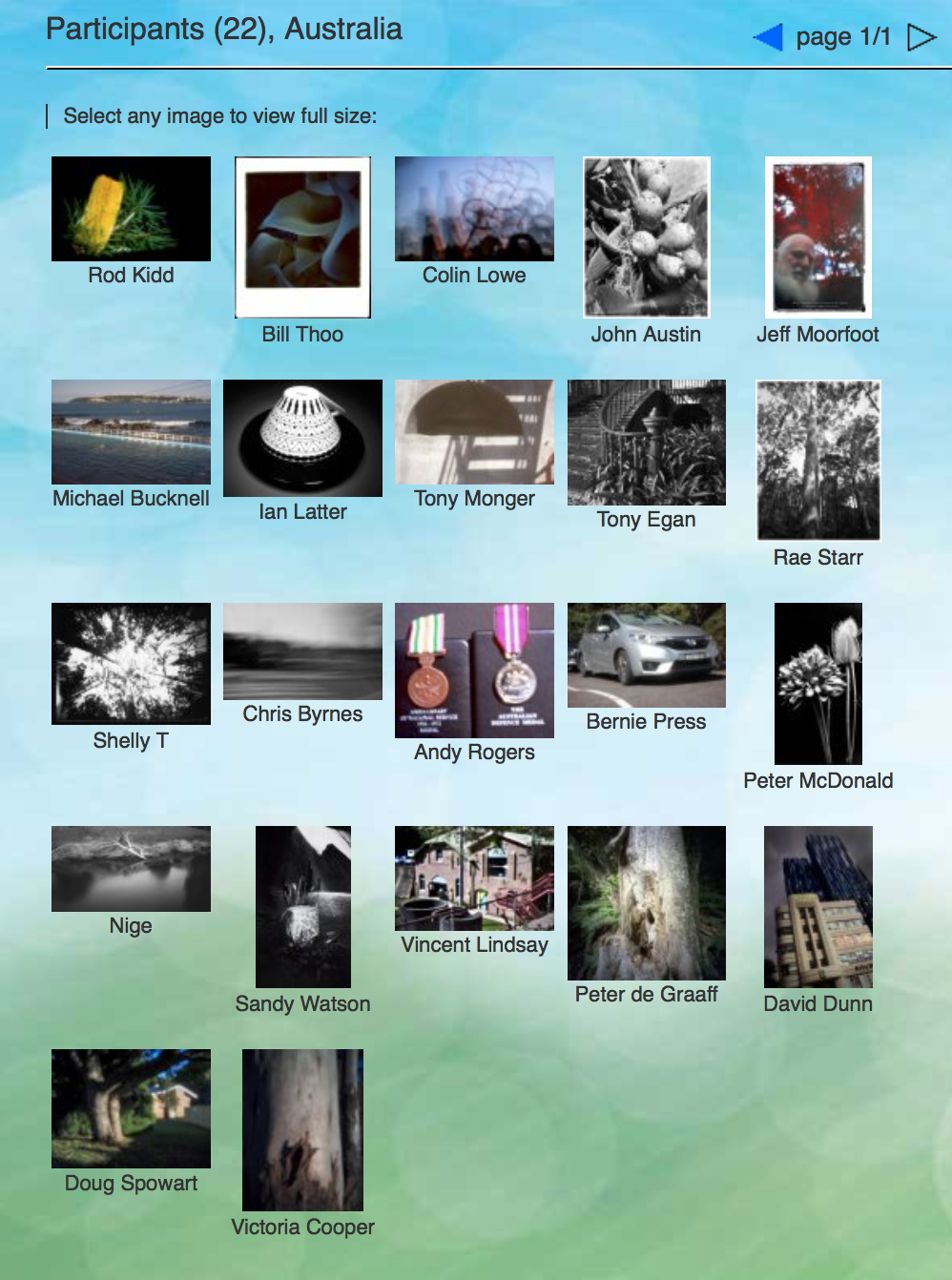 WPPD 2021 Australian submissions @ May 11, 2021