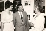 Graham Burstow with APS Legend Grace Lock and Ruby Spowart c1981 PHOTO Doug&nbsp;Spowart