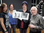 Graham with TAFE students at World Photobook Day 2013 PHOTO Doug&nbsp;Spowart