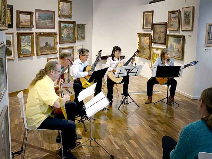 Benalla Classical Guitar Ensemble performance