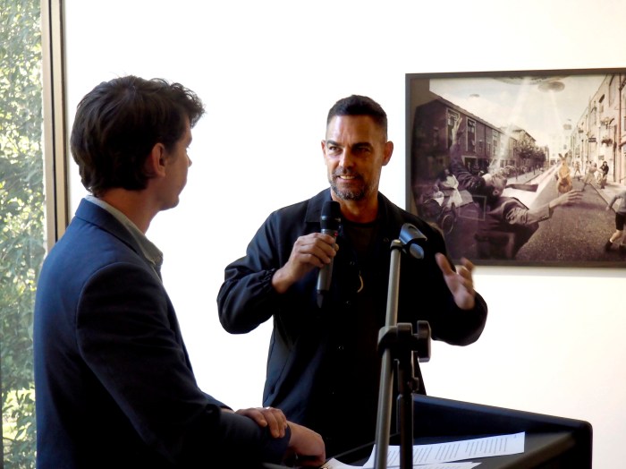 Michael Cook in conversation with Gallery Director Eric Nash