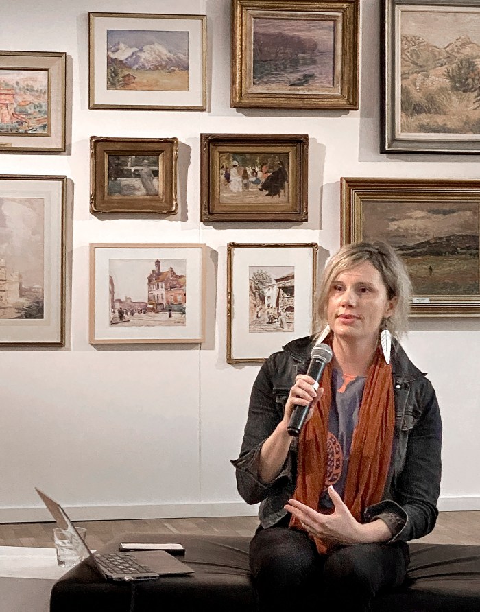 Zoe Porter at the Benalla Art Gallery April 10 2022