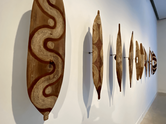 Andrew Snelgar, Ngemba people, Shield – Baa (Place), 2021