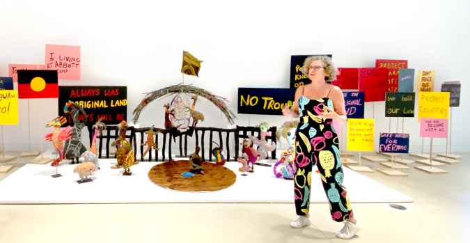 Kelli Cole discusses - Yarrenyty Arltere Artists and Tangentyere Artists-Blak Pariament House