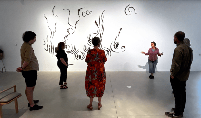 Penny Evans - K/Gamilaroi people discusses her work BURN