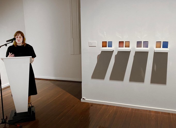 Eloise Maree announces the winner