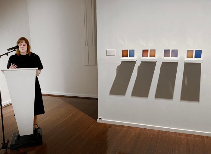 Eloise Maree announces the winner