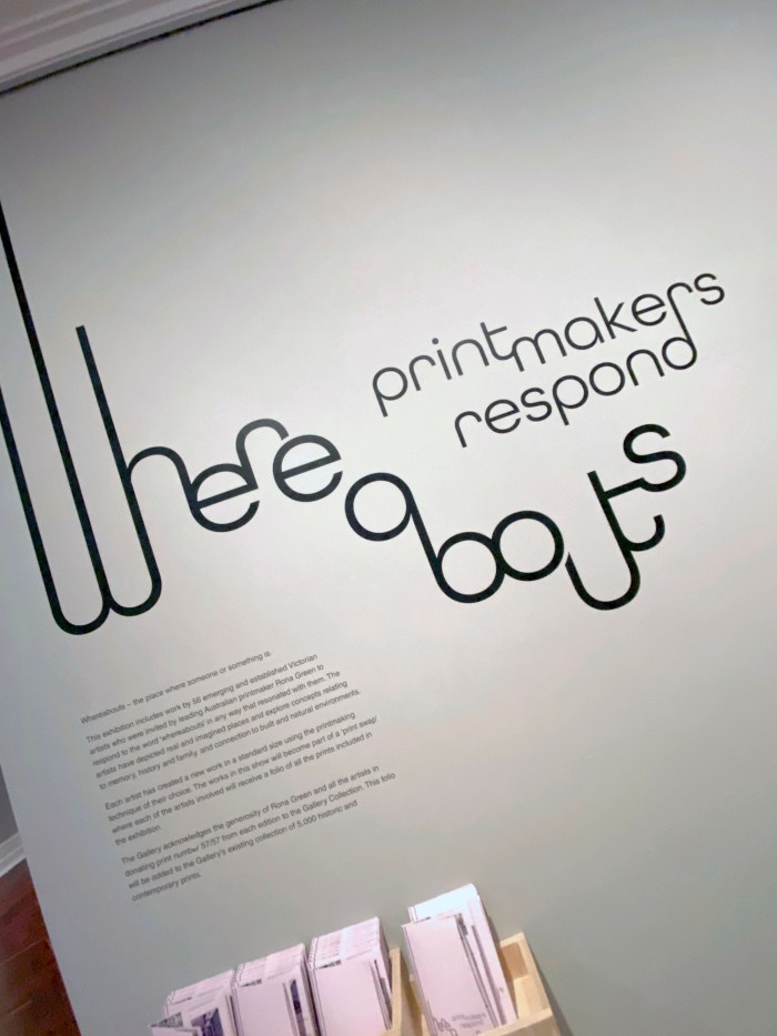 Ballarat Art Gallery - "Whereabouts - Printmakers Respond" exhibition