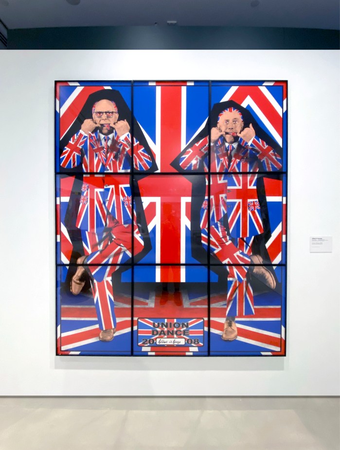 Shepparton Art Museum - Gilbert and George's "Union Dance" from The Arndt Collection "From one world to another"