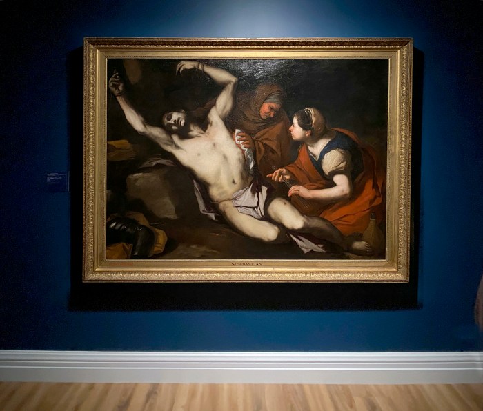 Hamilton Gallery - Luca Giordano's "Saint Sebastian being cured by Irene"