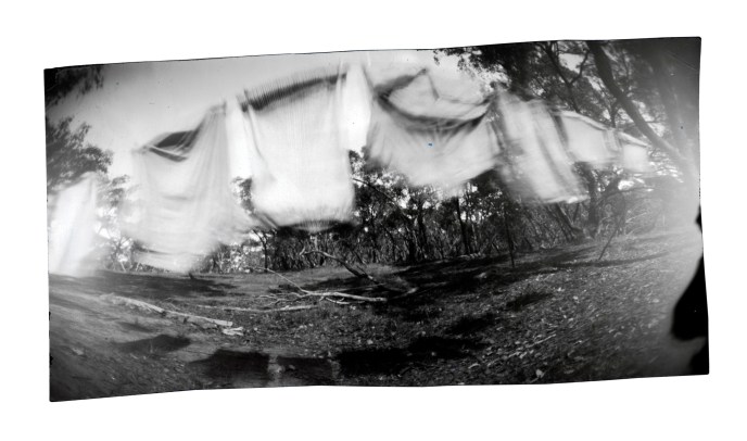 Washing in Horse Paddock pinhole image PHOTO: Courtesy of the artist