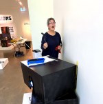 Kym in the installation – Benalla Art&nbsp;Gallery