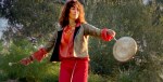 Bree Marchbank with&nbsp;gong